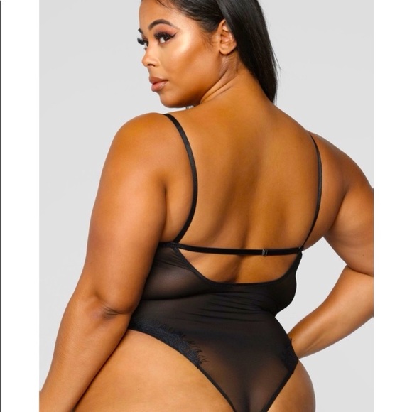 Laced Black Teddy - Picture 2 of 4